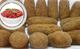 Receita de um rápido e fácil Croquete de Carne Moída