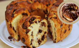 Receita de uma Rosca de Natal de chocolate