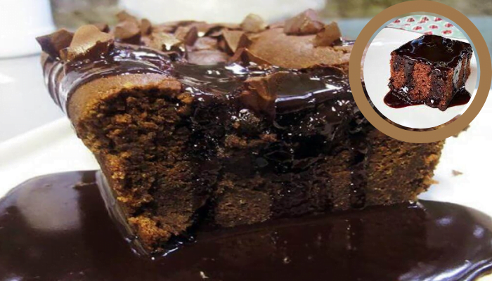 Receita de um bolo de grão de bico com chocolate sem glúten 