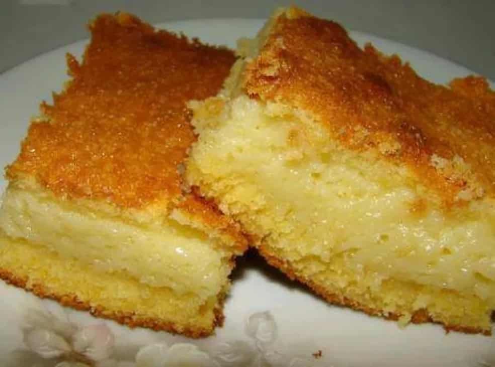 bolo de fubá cremoso