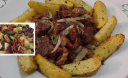 Receita de um Charque com batata