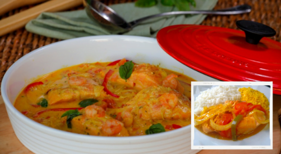 Receita de uma Moqueca de salmão