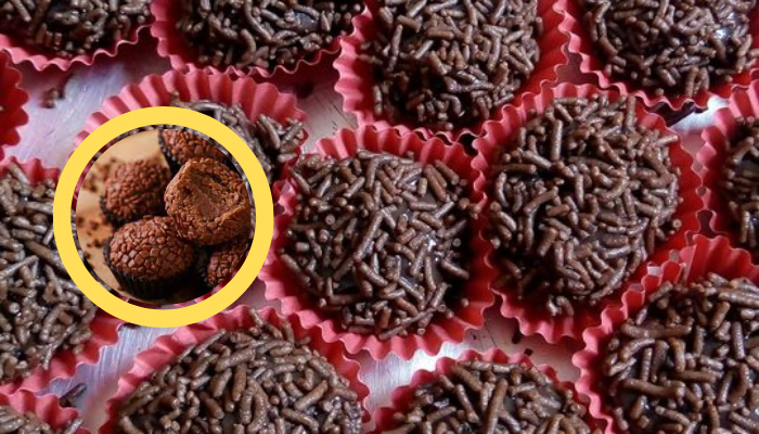 Receita de um  Brigadeiro de enrolar  