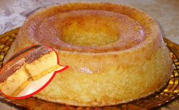 Receita de um Bolo de Fubá cremoso