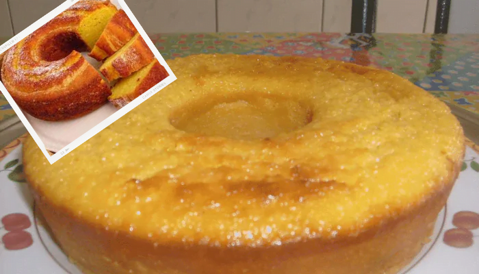 Receita de um bolo de milho verde