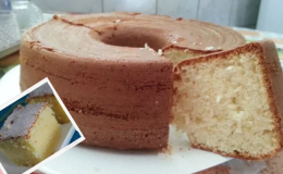 Receita de um bolo de coco fofinho