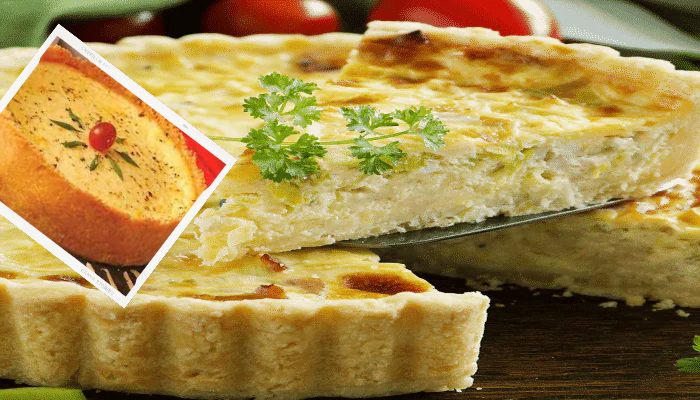 Receita de um Quiche de queijo