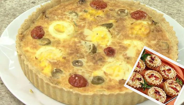 Receita de um Quiche de bacalhau