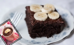 Receita de um Bolo de chocolate com banana