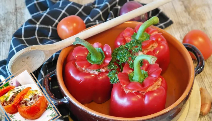 Receita de um Tomate Recheado