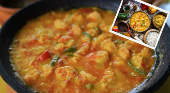 Receita de um Moqueca de camarão