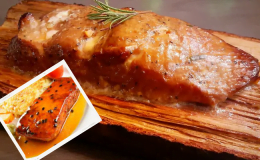 Receita de um Salmão ao Molho de Maracujá