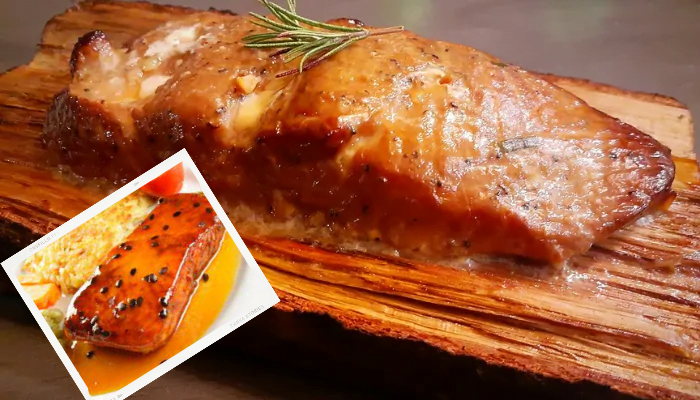 Receita de um Salmão ao Molho de Maracujá