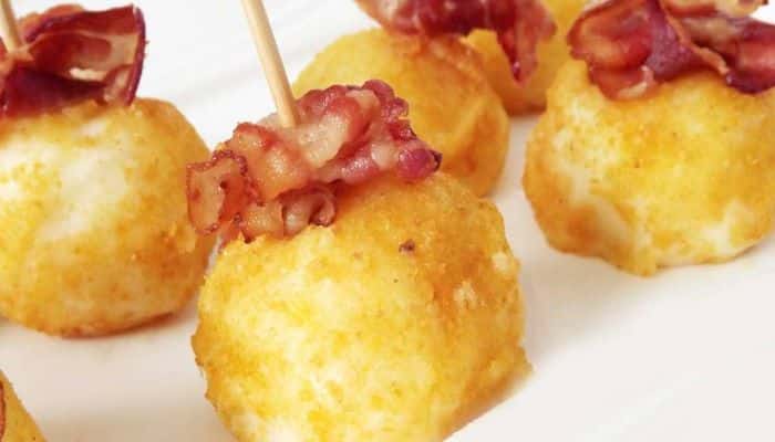 Receita de uma Bolinha de bacon