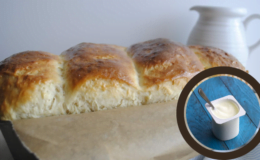 Receita de Brioche de iogurte