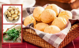 Receita de um Pão de Queijo Vegano Batata e Alecrim