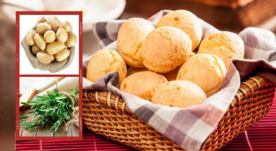 Receita de um Pão de Queijo Vegano Batata e Alecrim