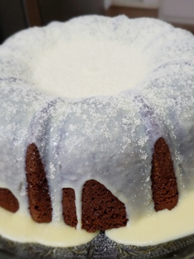 Bolo de chocolate com leite em pó