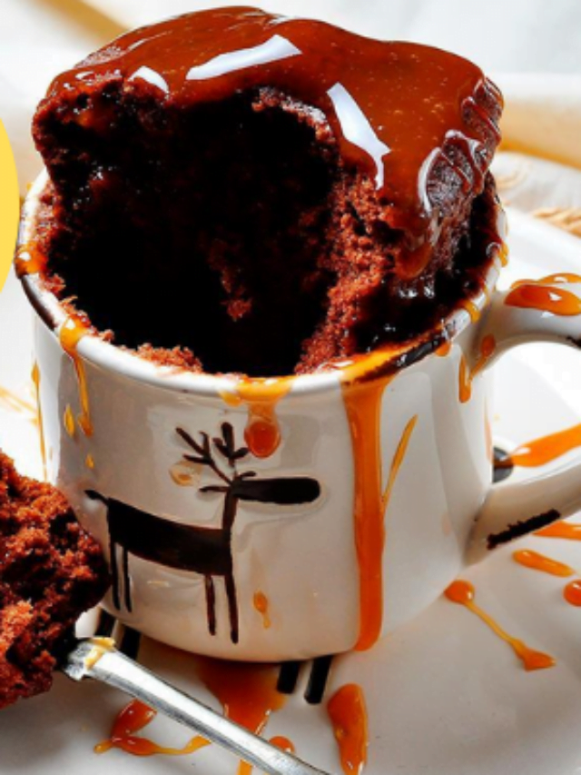 Bolo de caneca de chocolate