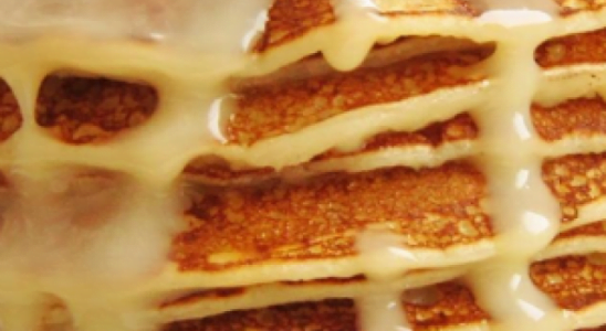 Receita de Panqueca doce de limão