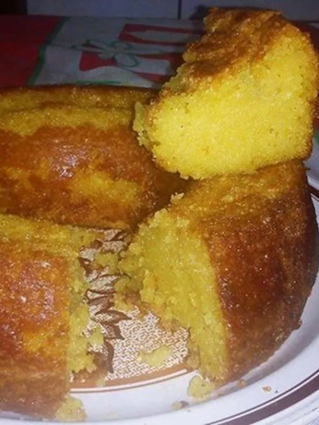 Bolo de milho cremoso