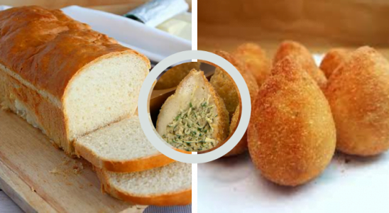 Receita de Coxinha de Pão de Forma