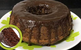 Receita de Bolo de Chocolate Simples