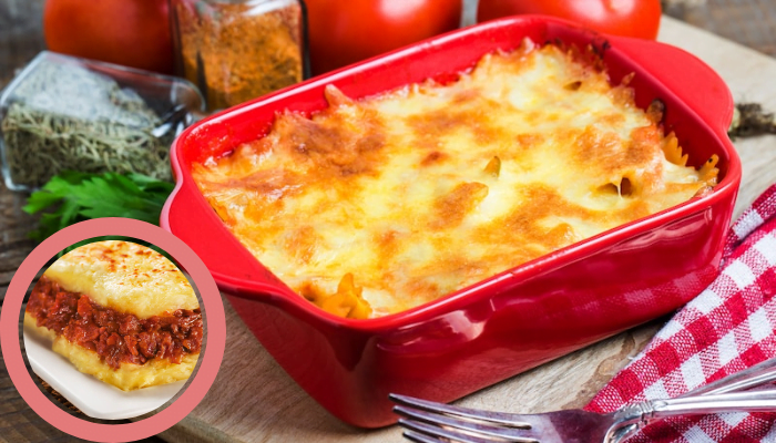 Receita de Escondidinho de mandioca e calabresa