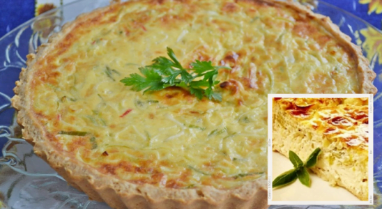 Receita de Quiche de Alho Poró