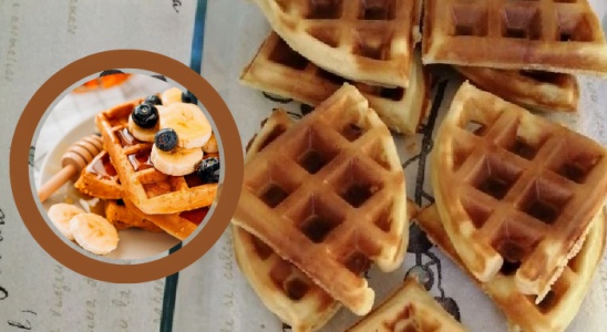 Receita de Waffle Doce de liquidificador