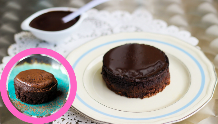 Receita de Petit Gateau Low Carb