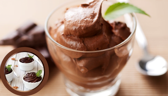 Receita Mousse de chocolate low carb